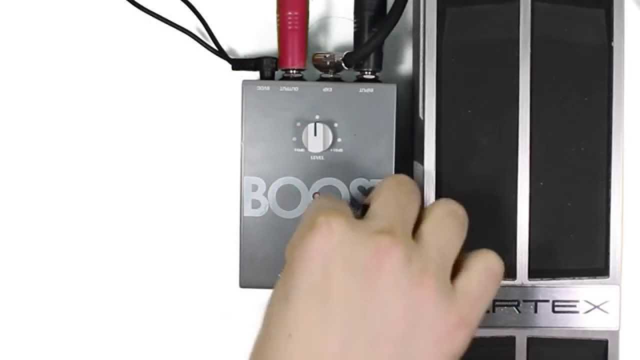 Vertex Boost + EXP demo w/Vertex volume pedal: Lance Seymour