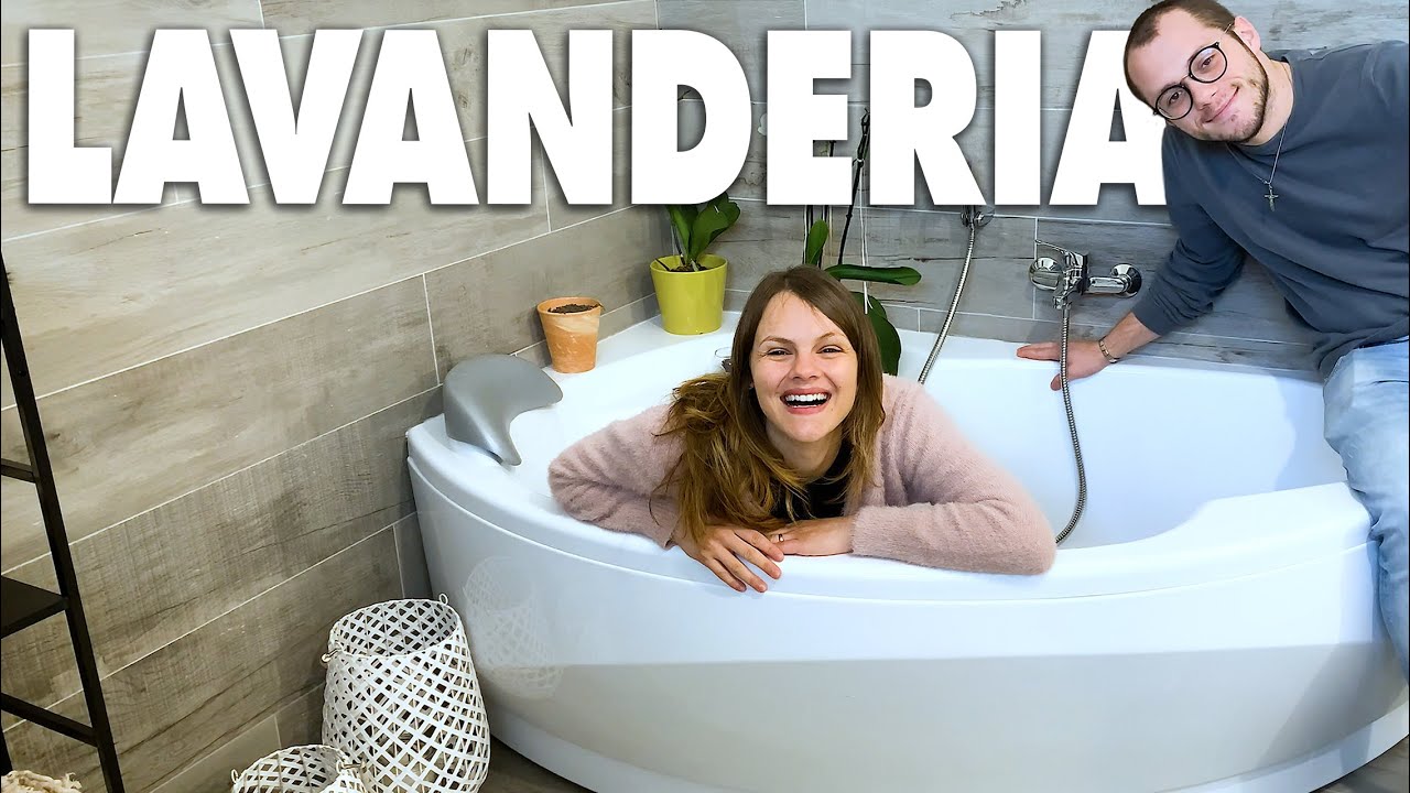 La nostra LAVANDERIA con vasca da bagno | HOME TOUR | Ristrutturazione