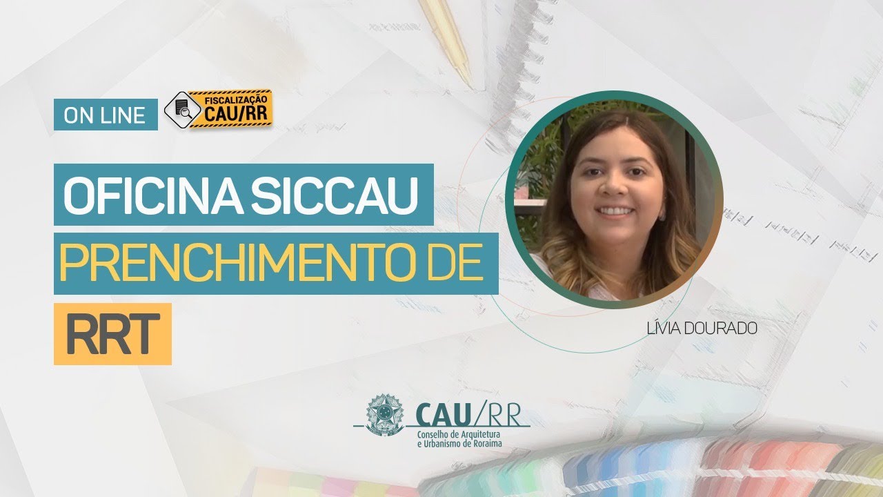 Oficina SICCAU - Preenchimento de RRT