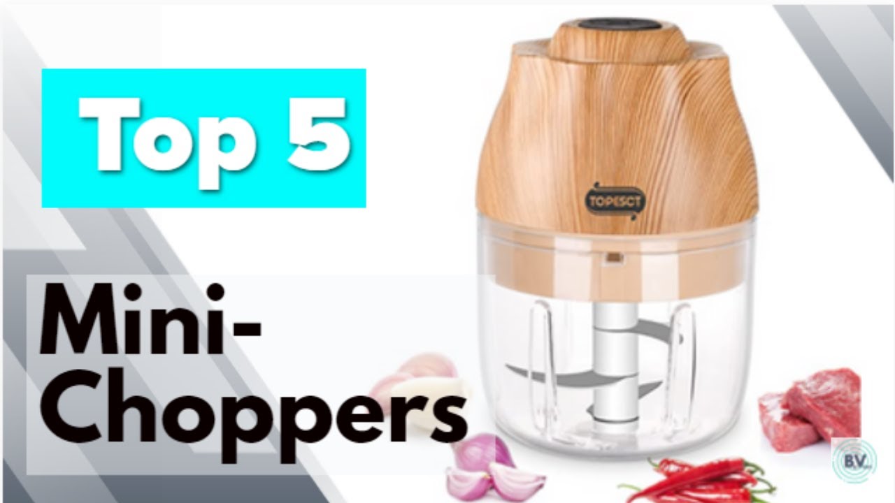Top 5 Best Mini Food Choppers For Small Kitchens - Mini Food Processors - Kitchen Gadgets
