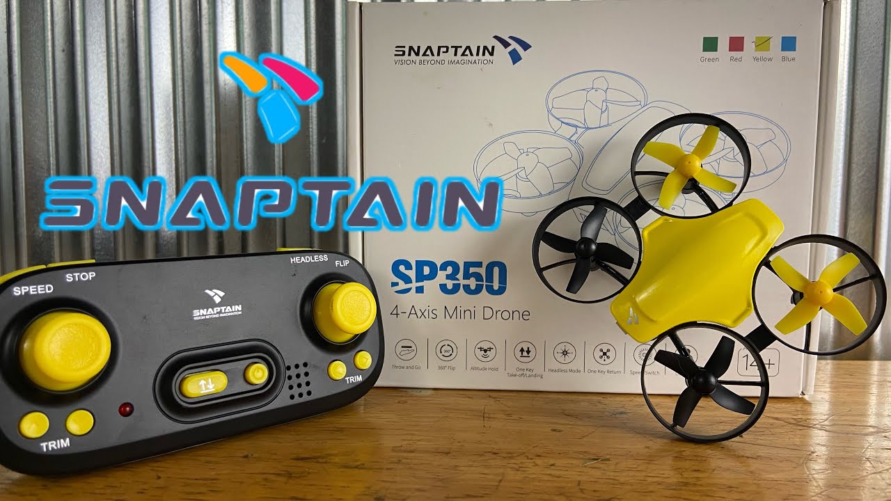 Snaptain SP350 Mini Drone - GREAT BEGINNER DRONE - Unboxing and Review