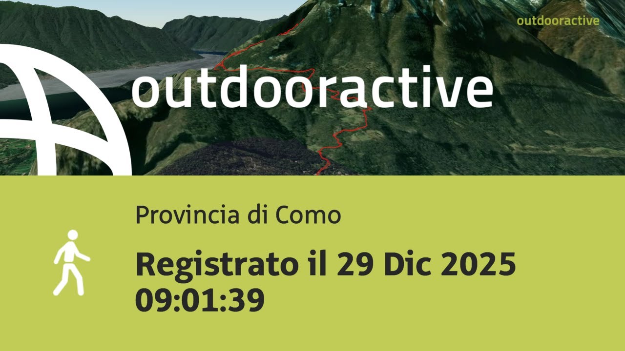 escursioni in provincia di Como: Registrato il 29 Dic 2025 