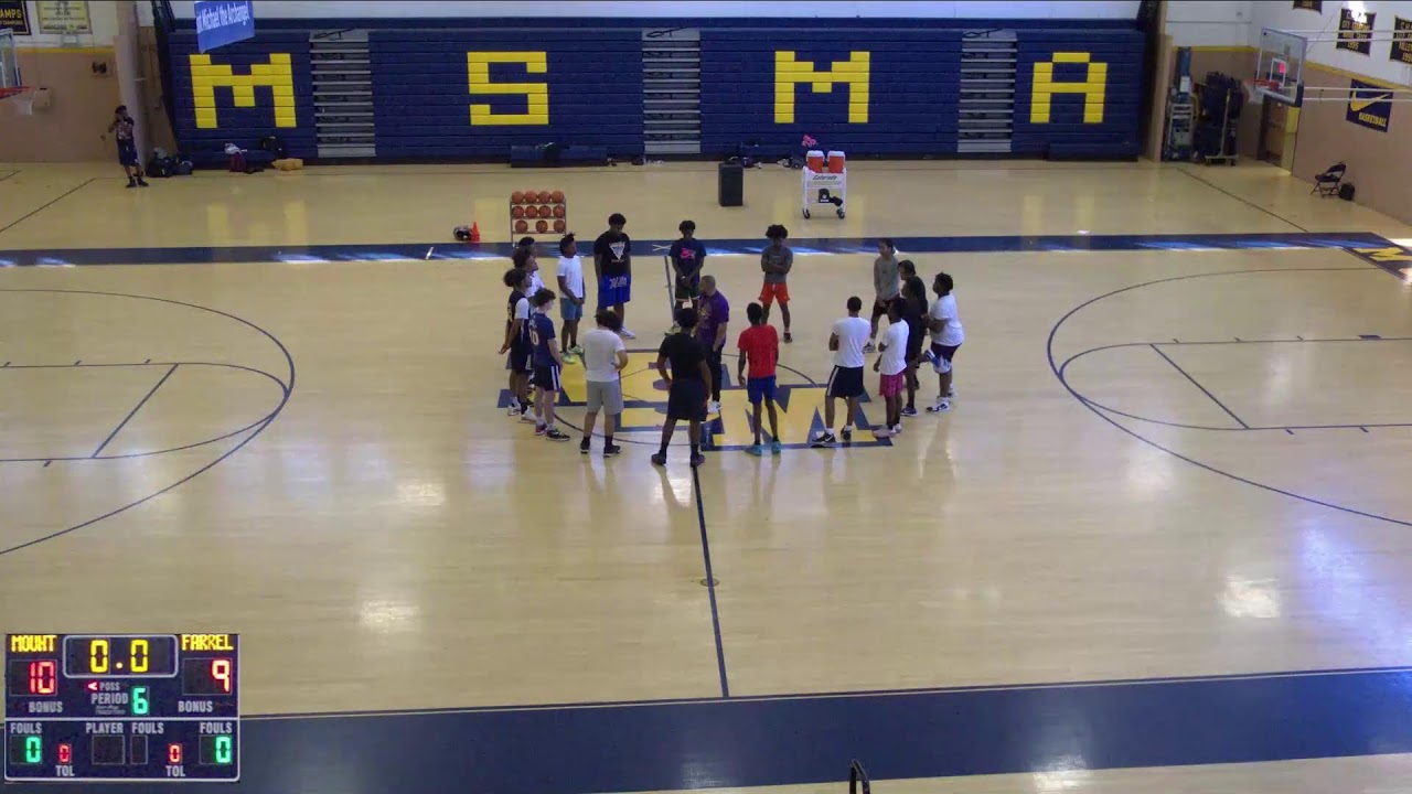 Mt. St. Michael Academy High School vs Monsignor Farrell High School Mens Varsity Basketball