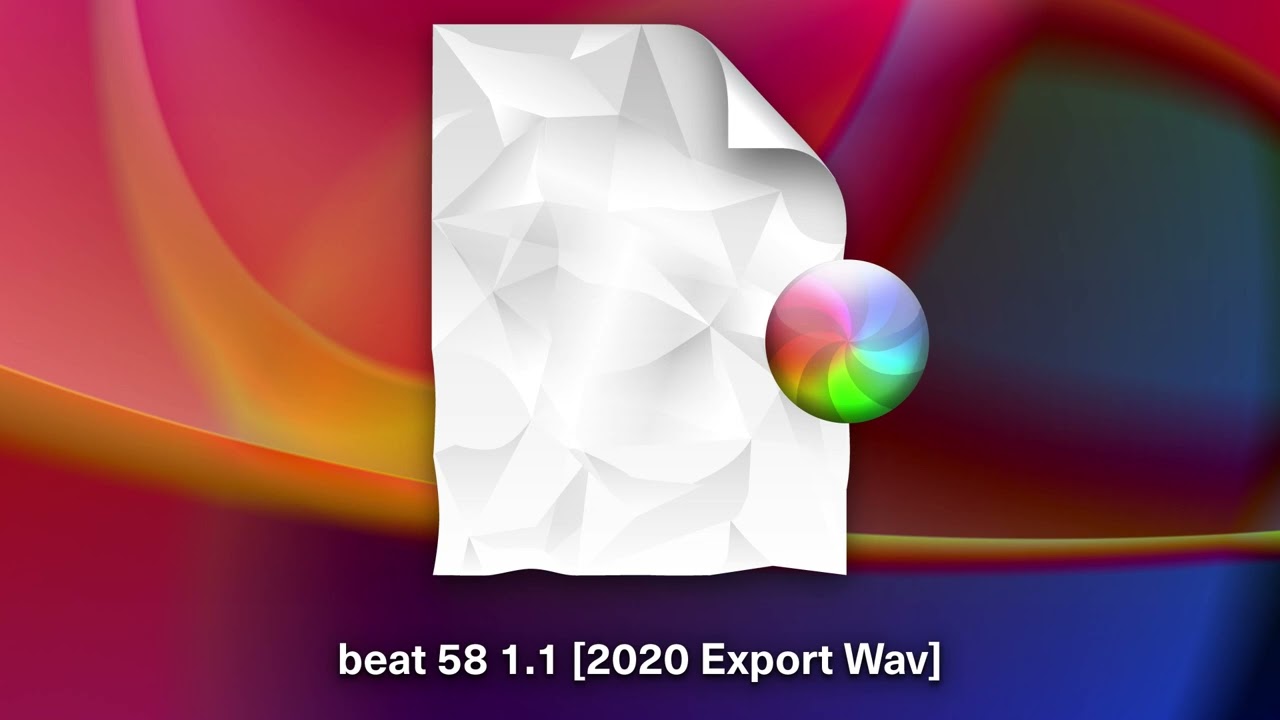 Flume - beat 58 1.1 [2020 Export Wav]