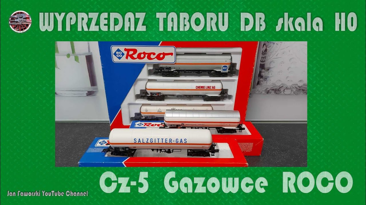 Wyprzedaż taboru Cysterny Gazowe ROCO