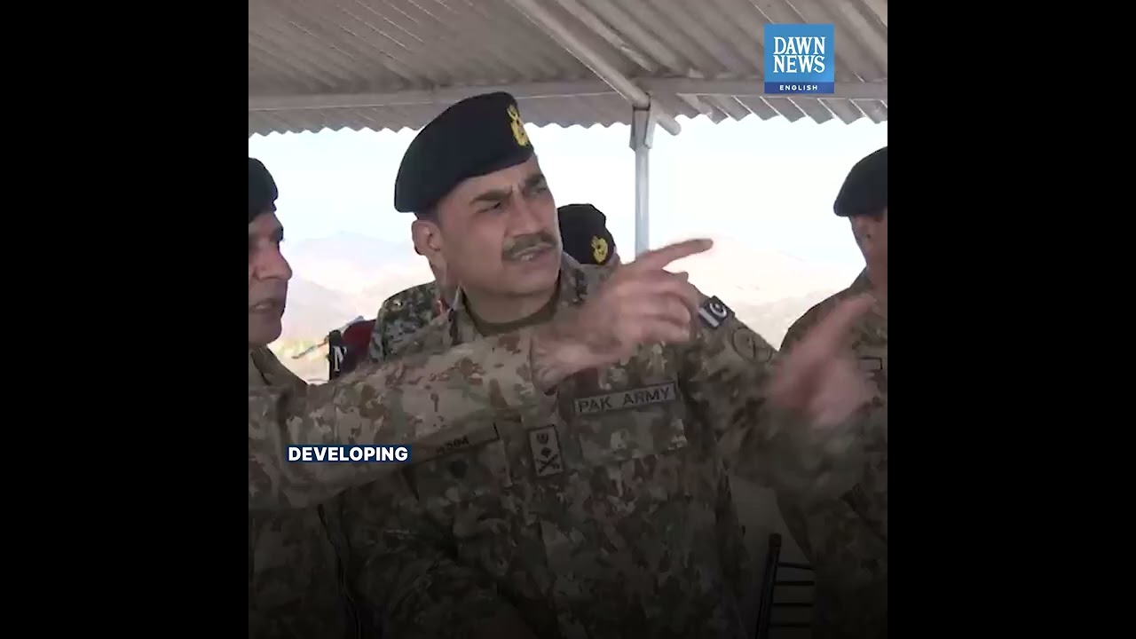 COAS Visits Soldiers Deployed At Pak - Afghan Border | Developing | Dawn News English