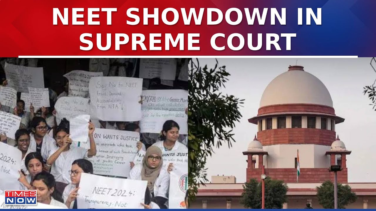NEET Showdown In Supreme Court; Apex Court Issues Notice To NTA, Centre | Latest News Updates