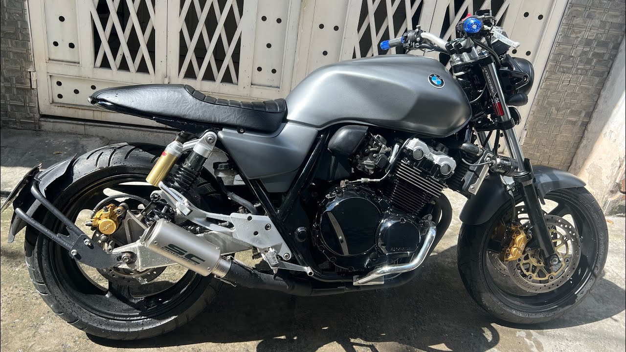 hoàn thiện Honda CB400 tracker xám lông chuột cho khách Hà Nội.Đặt xe (zalo: 0975336611)