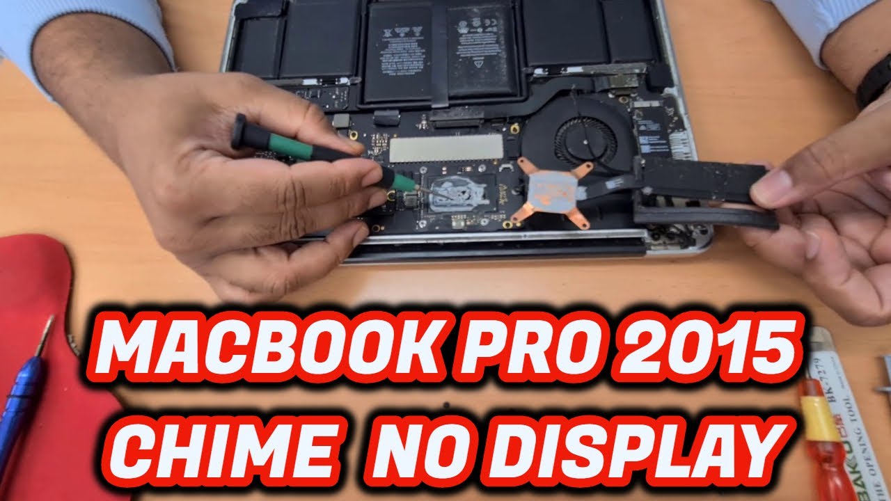 MacBook Pro 2015 13 Chimes  With No Display ! Fixed