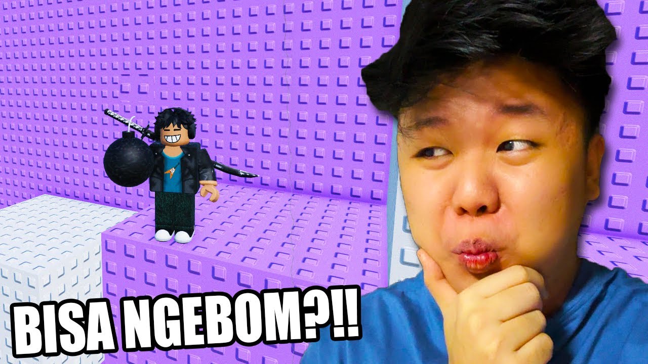AKU MENCOBA ROBLOX TROLL BOMB TOWER!!
