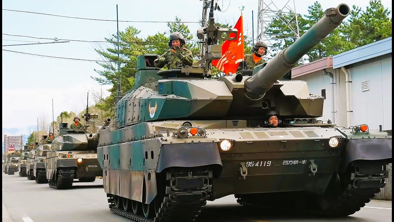 「公道を行く戦車」再び。西部方面隊記念行事　観閲行進へ参加した全車両をご覧下さい。All 
