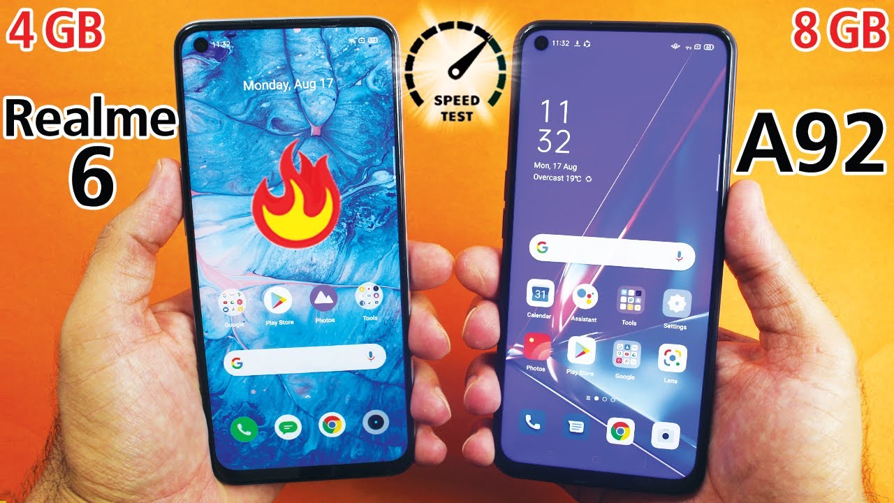 Realme 6 vs Oppo A92 Speed Test & Quick Comparison!