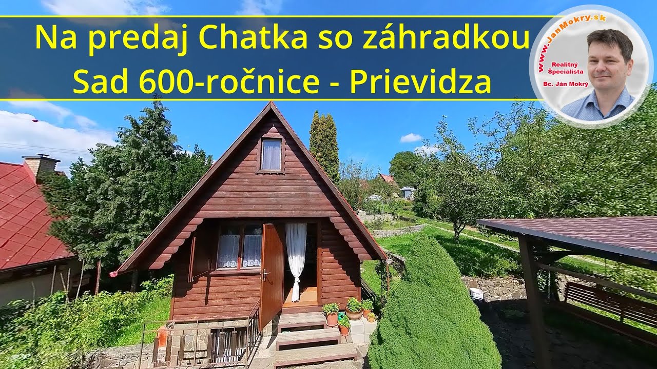 Na predaj chatka sad 600 ročnice - Prievidza