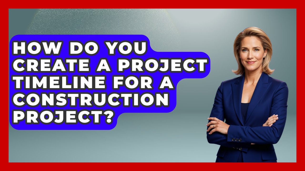 How Do You Create A Project Timeline For A Construction Project? - The Time Management Pro