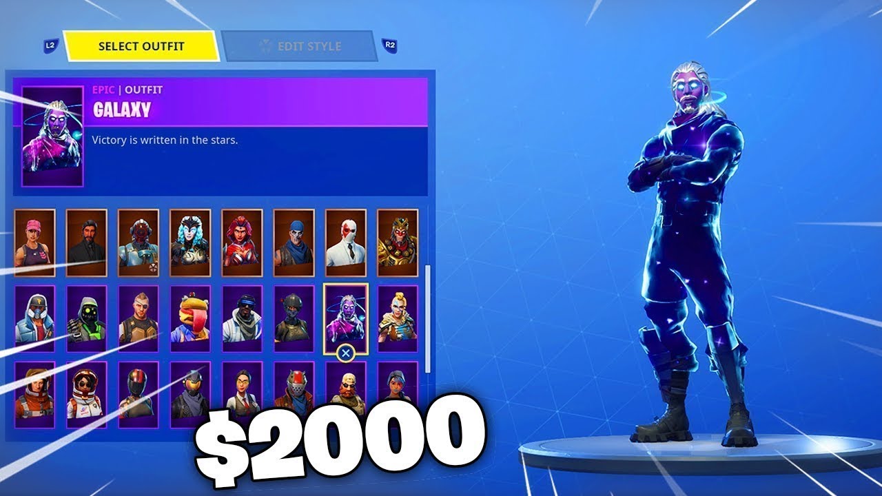 MY FORTNITE 2019 (RARE) LOCKER SHOWCASE!!