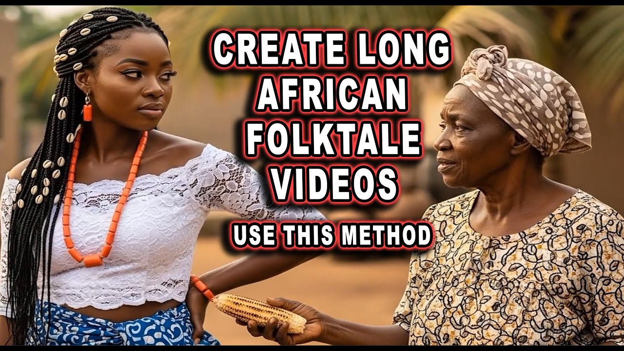 How to create Long full AFRICAN FOLKTALE STORIES with only FREE AI TOOLS ON SMARTPHONE