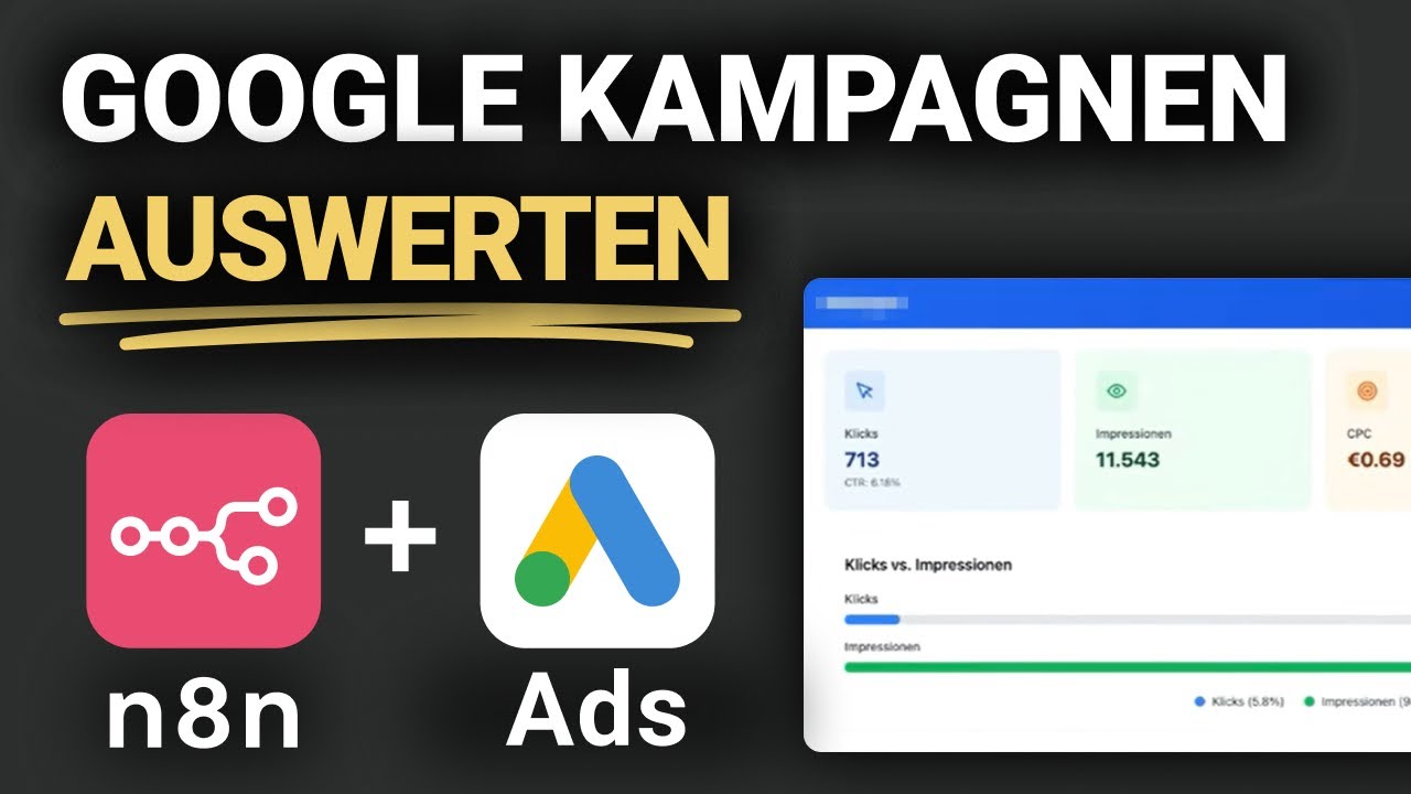Dieser KI-Agent löst dein Google Ads-Chaos! Dashboard & n8n-Workflow inside! 💪