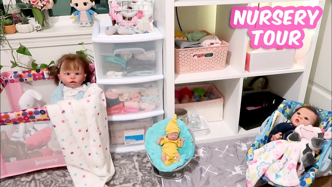 Reborn Nursery Tour - Making a Smaller Nursery in My Room