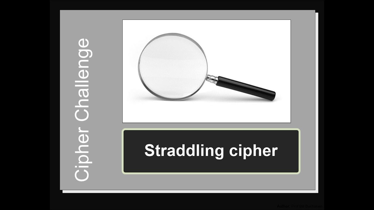 Cipher Challenge: Straddling cipher