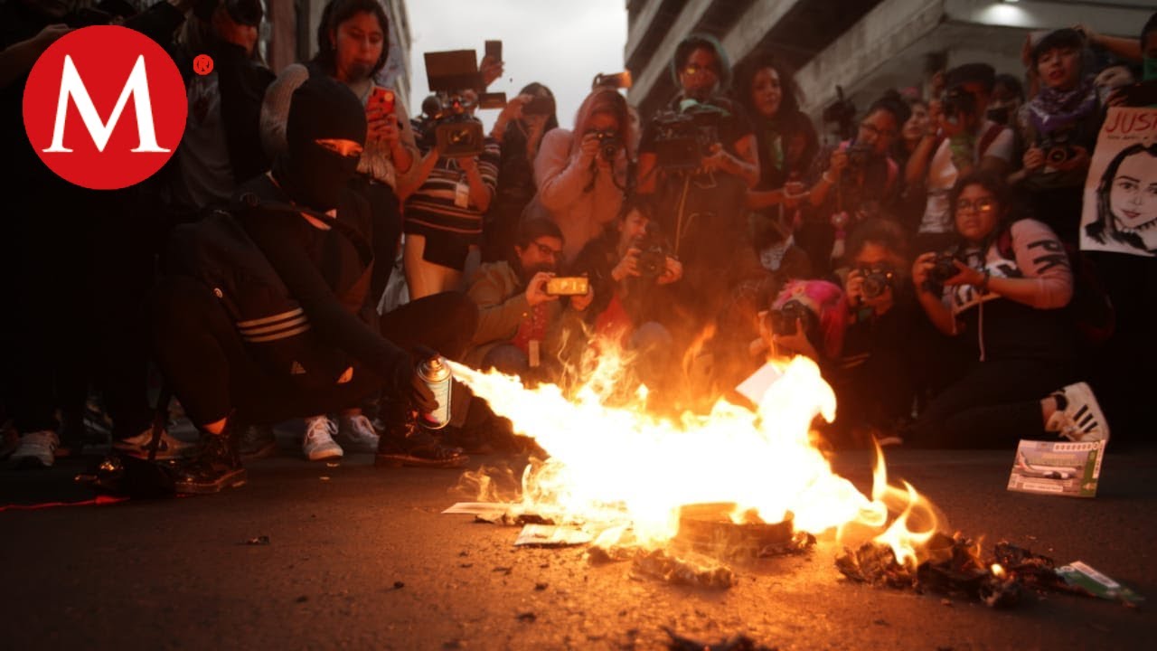 Concluye protesta de colectivos feministas