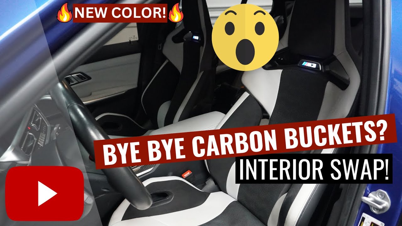 Прощайте, карбоновые ковшеобразные сиденья? | BMW G80 M3 #interiorswap