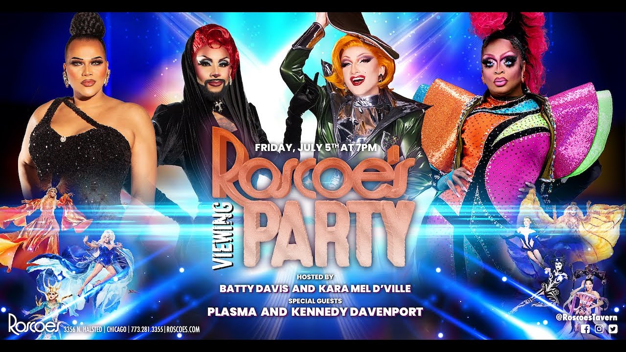 Kennedy & Plasma - Roscoe's RuPaul's Drag Race All Stars 9 Viewing Party!