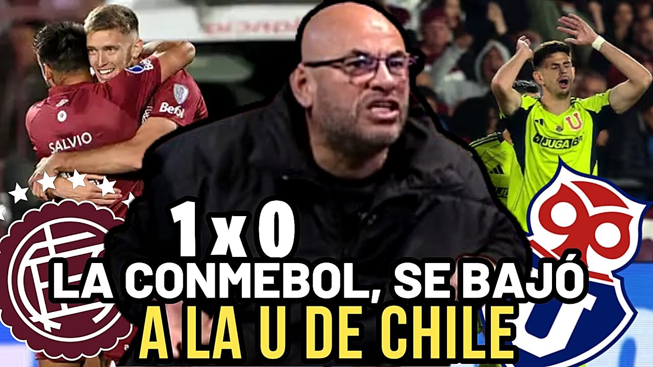 MR PEET CUESTIONA LA DERROTA DE LA U DE CHILE ANTE LANUS POR GOL MAL ANULADO