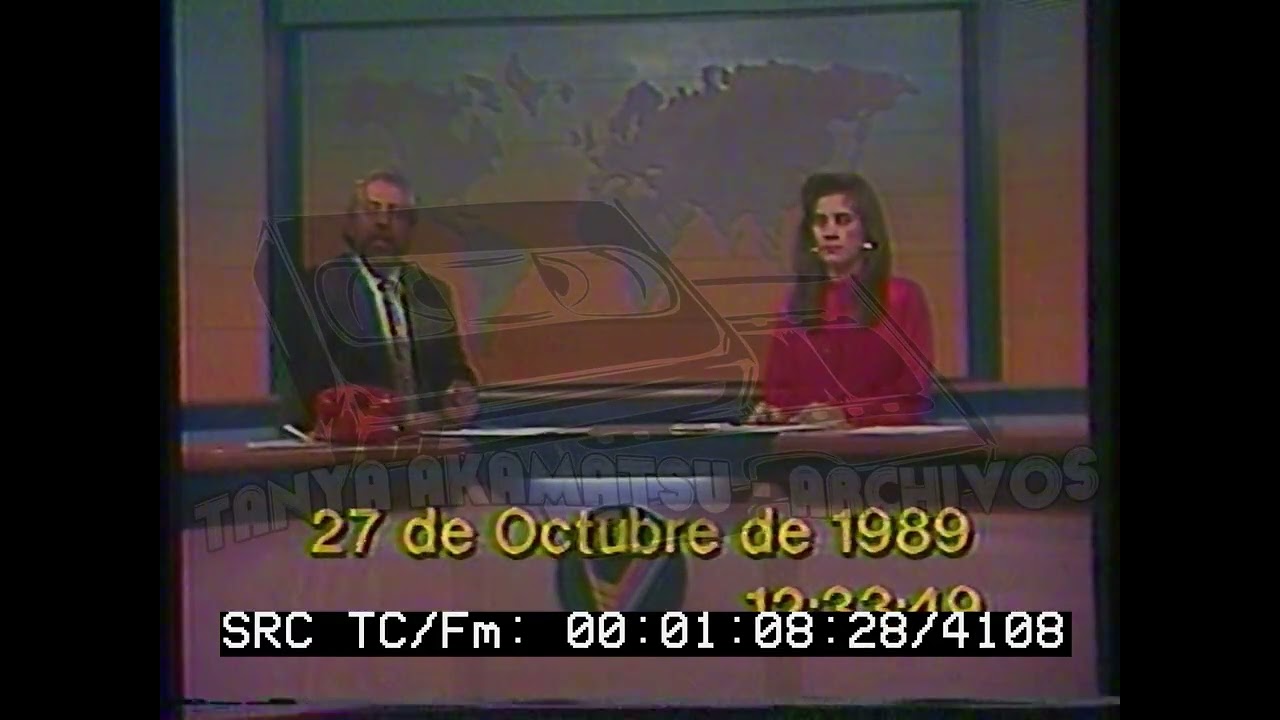 Noticiero Cinevisión. Fragmento 27 de octubre 1989 - Betamax