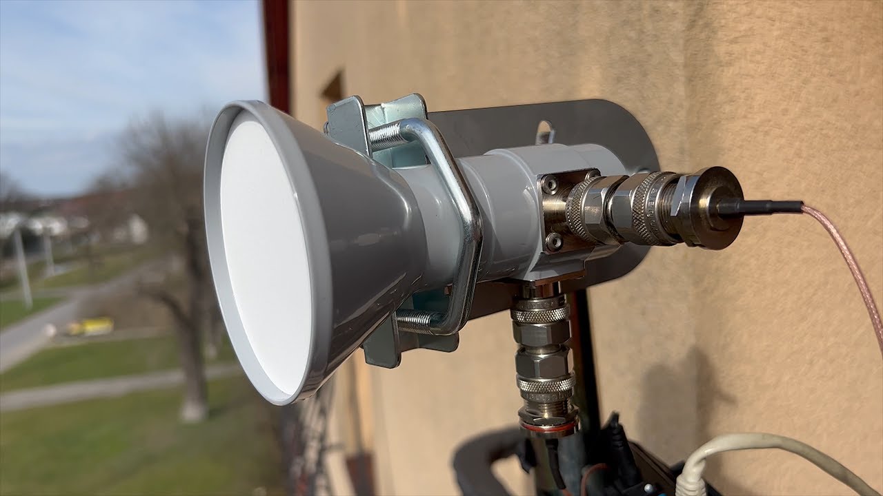 Антенна Horn 2X2 MIMO Wi-Fi 6E - излучатель для параболических антенн Часть 1