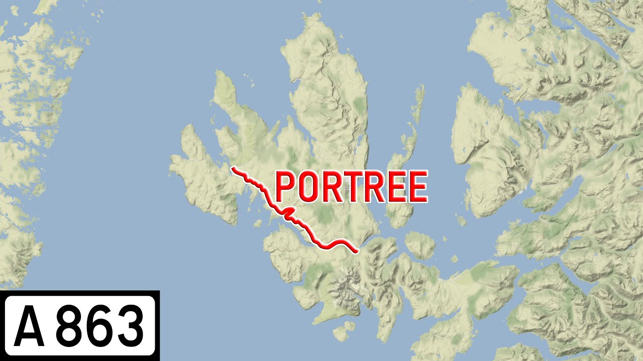 Scotland Road Tours - A863 on the Isle of Skye
