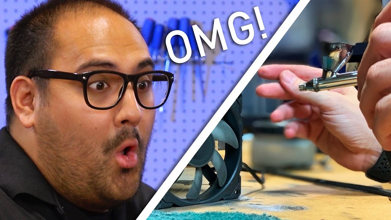 I offered to Mod his case to fit an AIO... things got a little out of hand!
