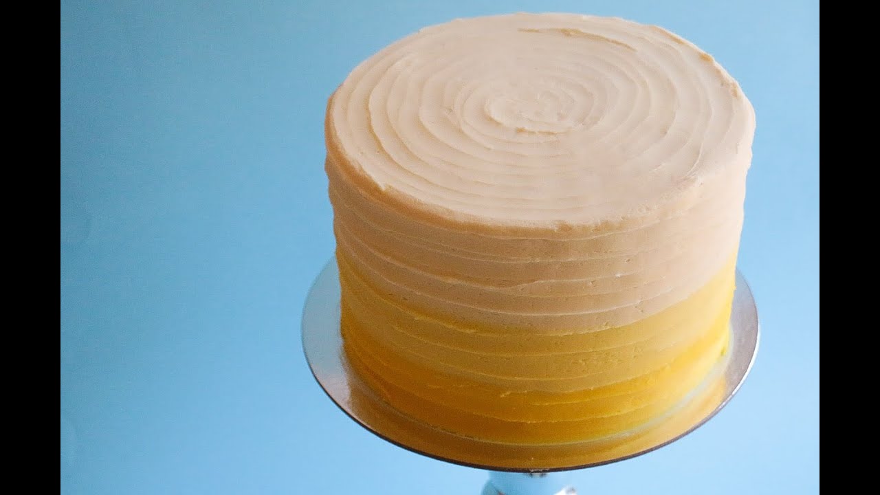Marble Cake Recipe Ombre Buttercream Cake Tutorial- Rosie's Dessert Spot