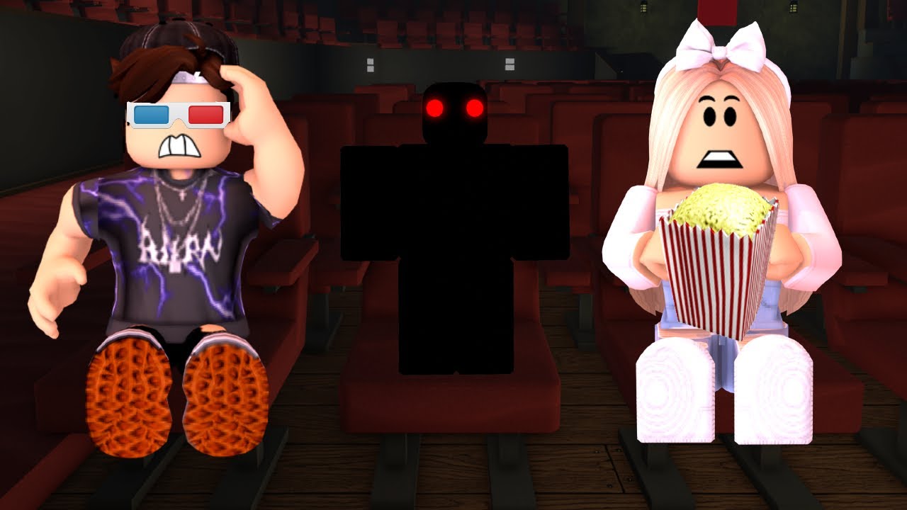 DEU RUIM NESSE CINEMA MAL ASSOMBRADO! - Roblox (Movies Story)