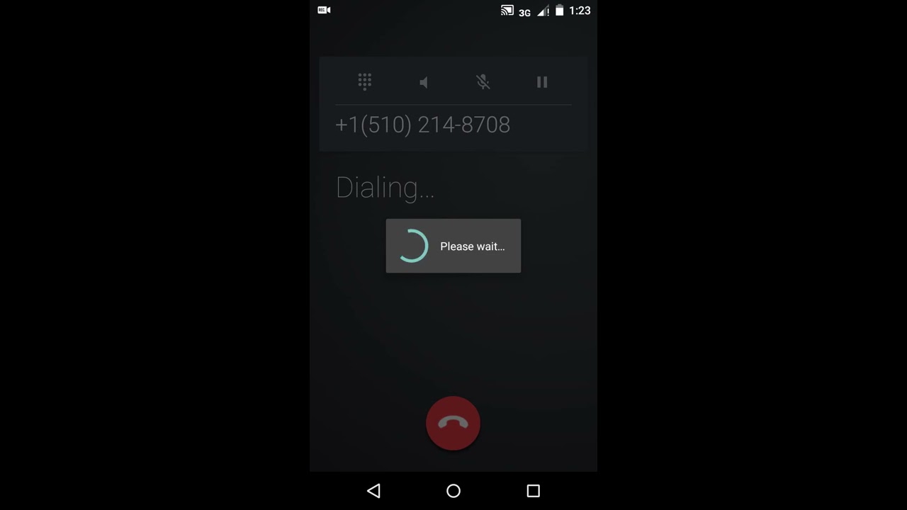 Using the Stock Dialer app with Textnow wireless service