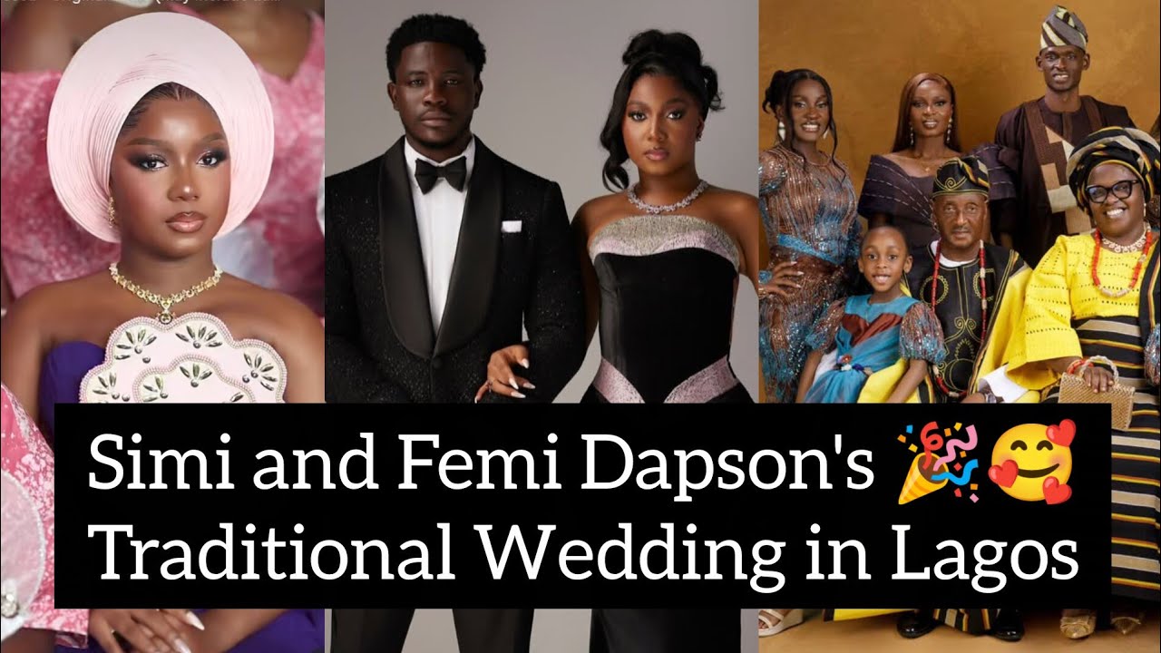 Simi Sanya and Femi Dapson Weds| First Look of Bride, Bridesmaids, Guests, Family #meetthedapsons