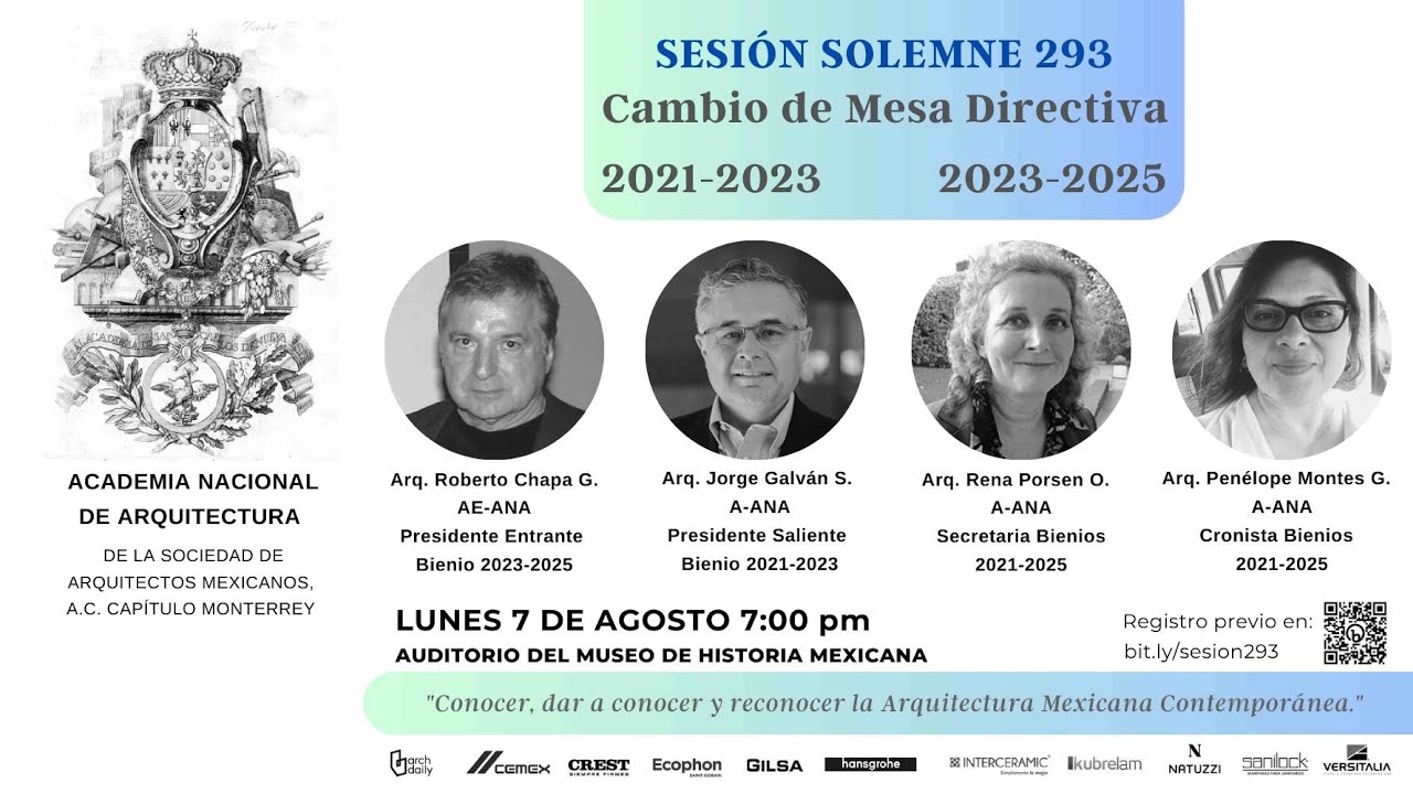 Sesión 293 - Sesión Solemne de Cambio de Mesa Directiva 2021 - 2023