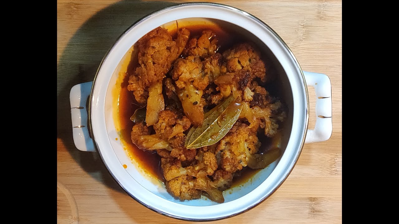 Kashmiri Phoolgobhi Roganjosh | Kashmiri Kadai Ghobi | Gobi Rogan Josh | Hot Spicy Cauliflower |