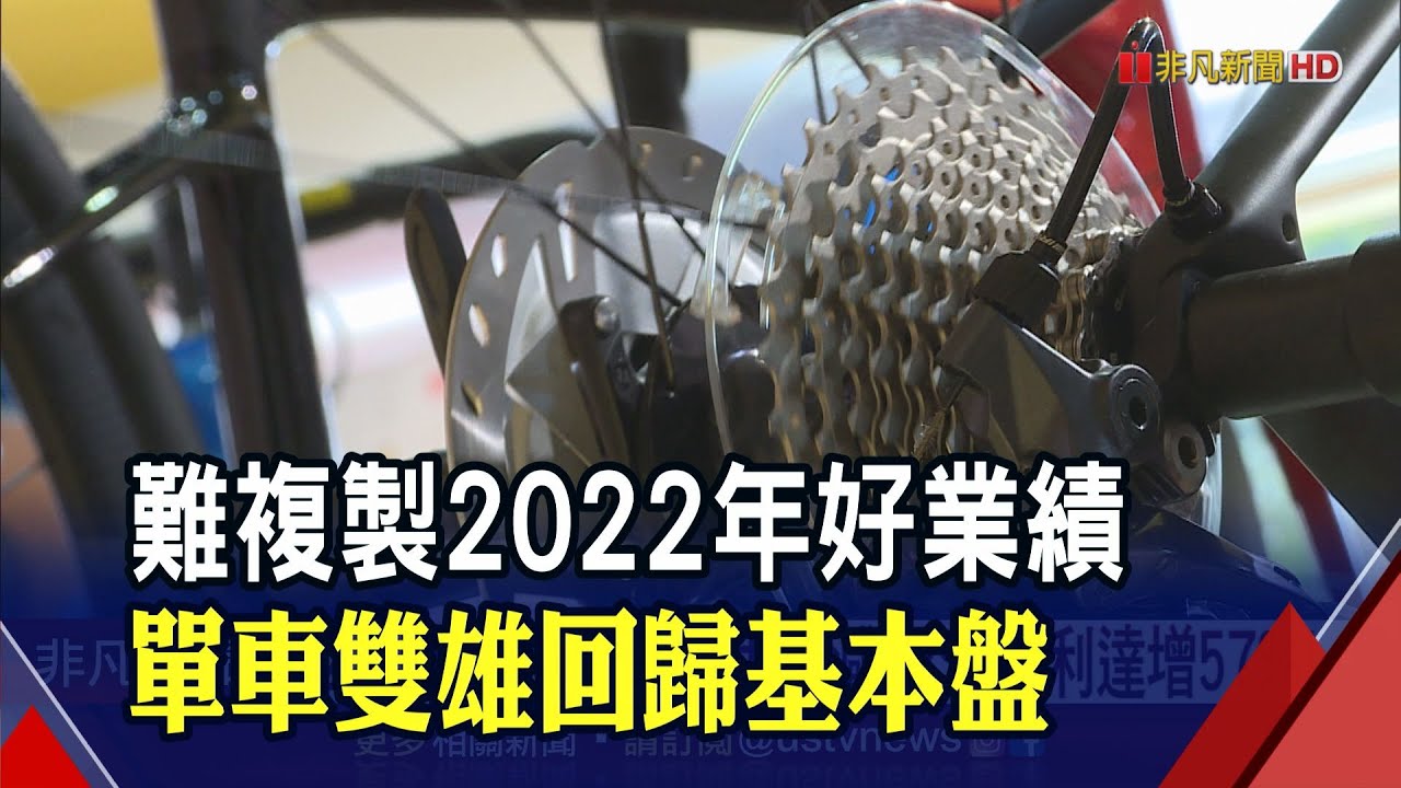 自行車雙雄去年營收創50年高 12月營收卻兩樣情!巨大年減12% 美利達大增57%｜非凡財經新聞｜20230111