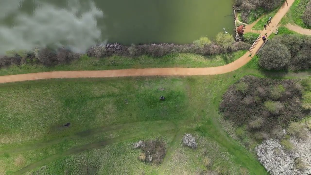 DJI Mini 3 Pro - Flying over Fairlop Waters Country Park Hainault Essex - 4K UHD - United Kingdom
