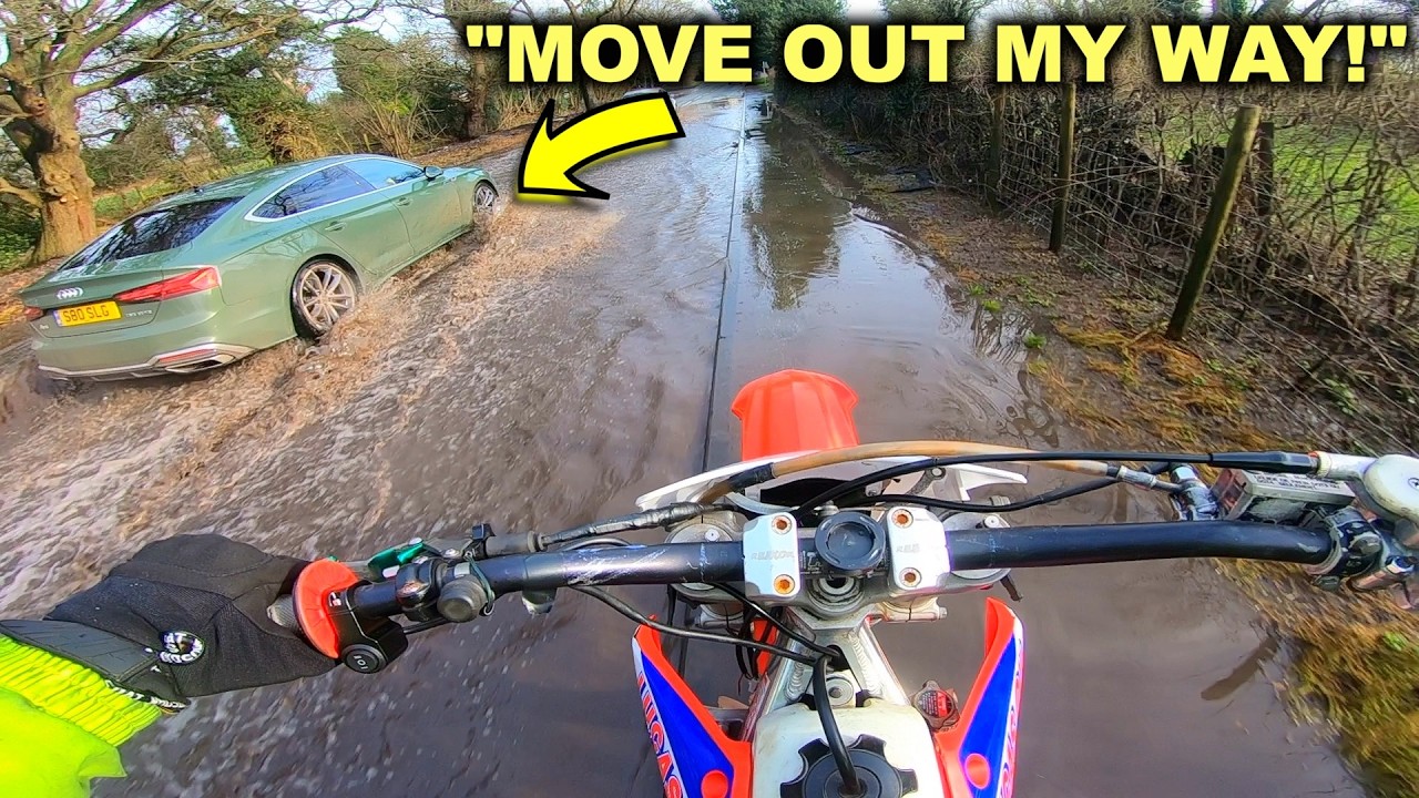 FIRST TIME POV RIDING MY 2 STROKE HONDA CR125 *NEVER RIDDEN BEFORE*