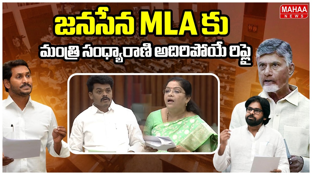 జనసేన MLA కు మంత్రి సంధ్యారాణి అదిరిపోయే రిప్లై | Minister Sandhyarani Replies To Janasena MLA