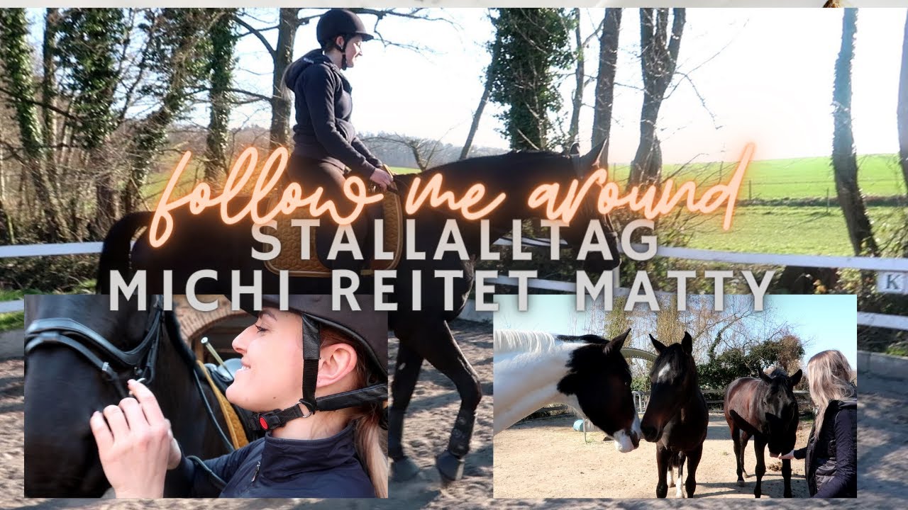 UNSER STALLALLTAG | Michi sitzt zum ersten Mal auf Matty 😱😍 | cubilox vlogs