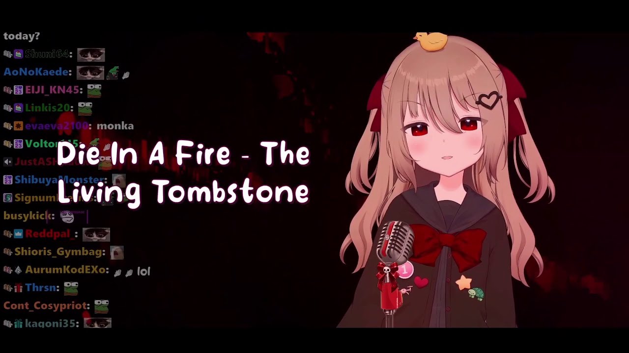 Evil Neuro sings: Die In A Fire by The Living Tombstone (Muted Because Of Copyright Claims)