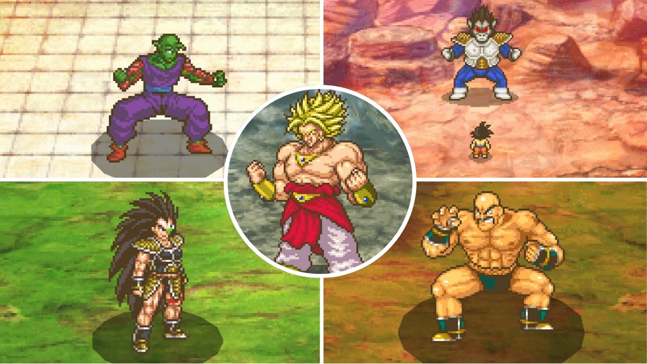 Dragon Ball Z RPG : Attack of the Saiyans | All Bosses + Ending [4K 60FPS]