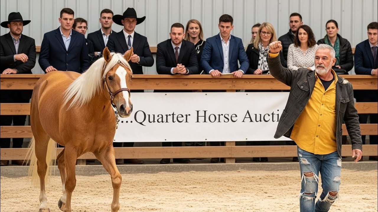 Homeless Bidder Shocks Auction Room With Unbelievable Bid on Champion Mare