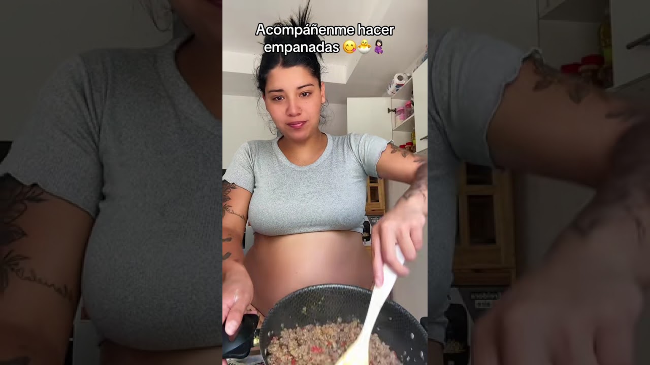 Haciendo empanadas de carne 