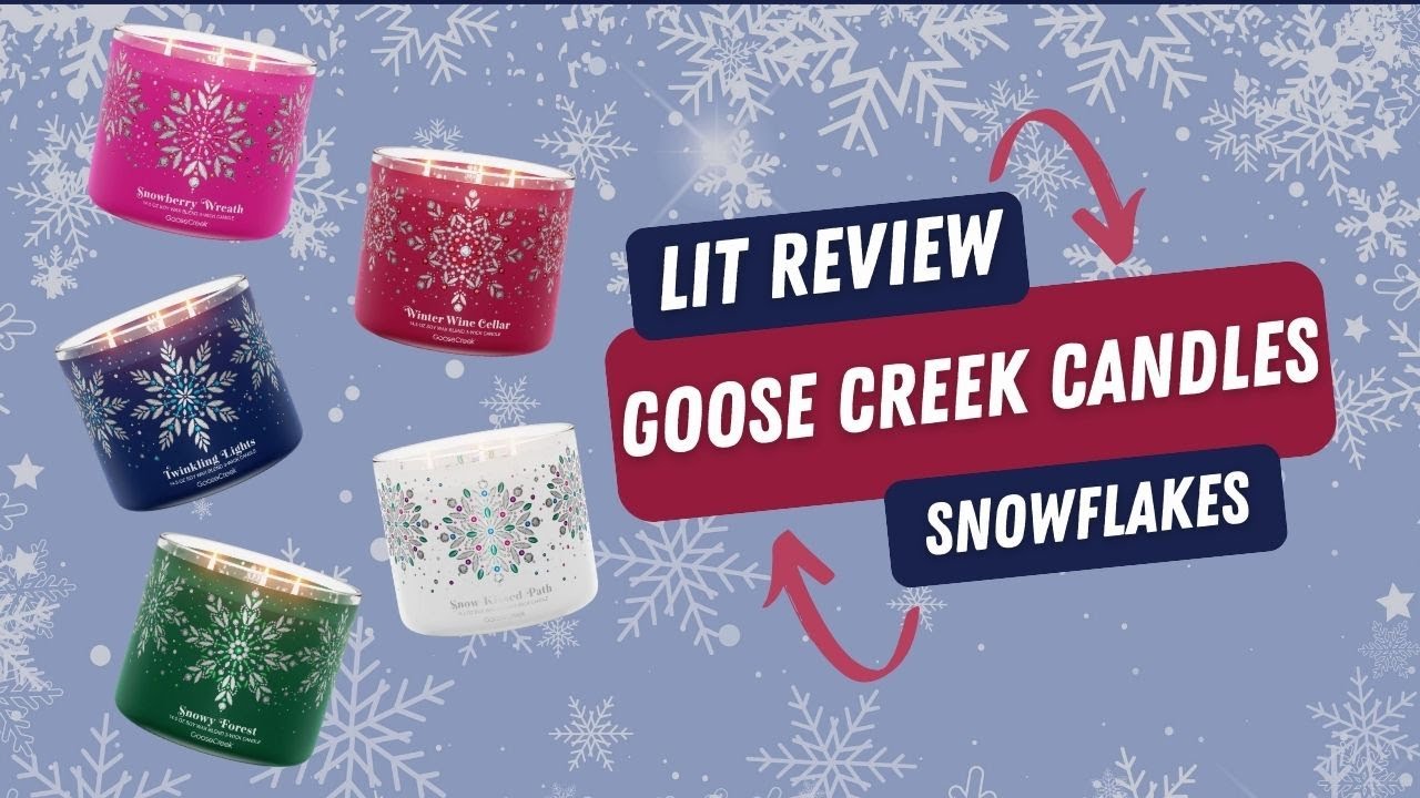 ❄️ Праздничная коллекция свечей Snowflake от Goose Creek | 🔥 Обзор 5 совершенно новых ароматов!