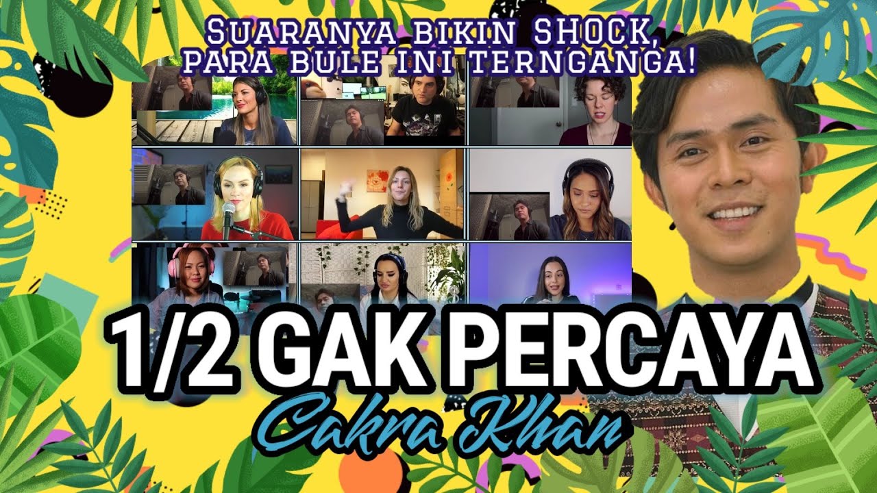 BULE INI SHOCK SETENGAH GAK PERCAYA OLEH VOCAL KILLER CAKRA KHAN YANG MENAWAN