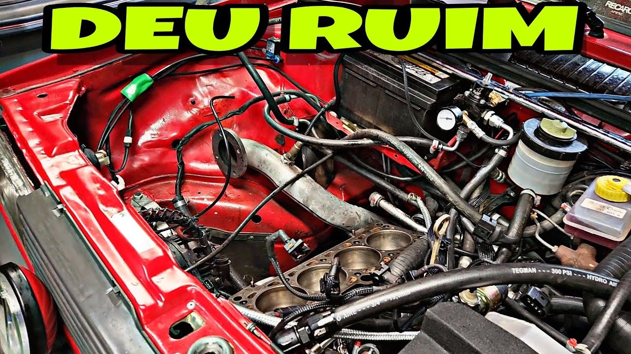 Gol GTI turbo na gasolina passando pressão no reservatório de água - Racetech @escoladegaragem4449