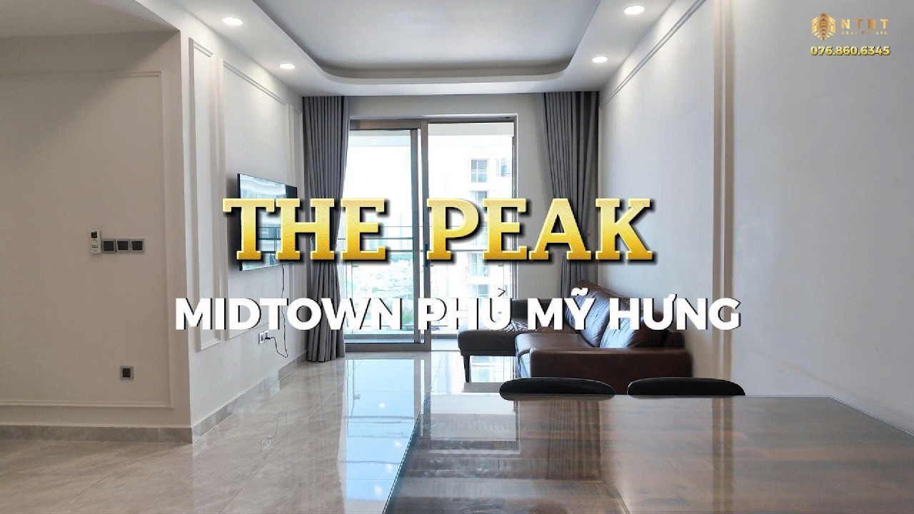 FOR RENT | 2 BEDROOM APARTMENT – THE PEAK MIDTOWN PHU MY HUNG | 1150$